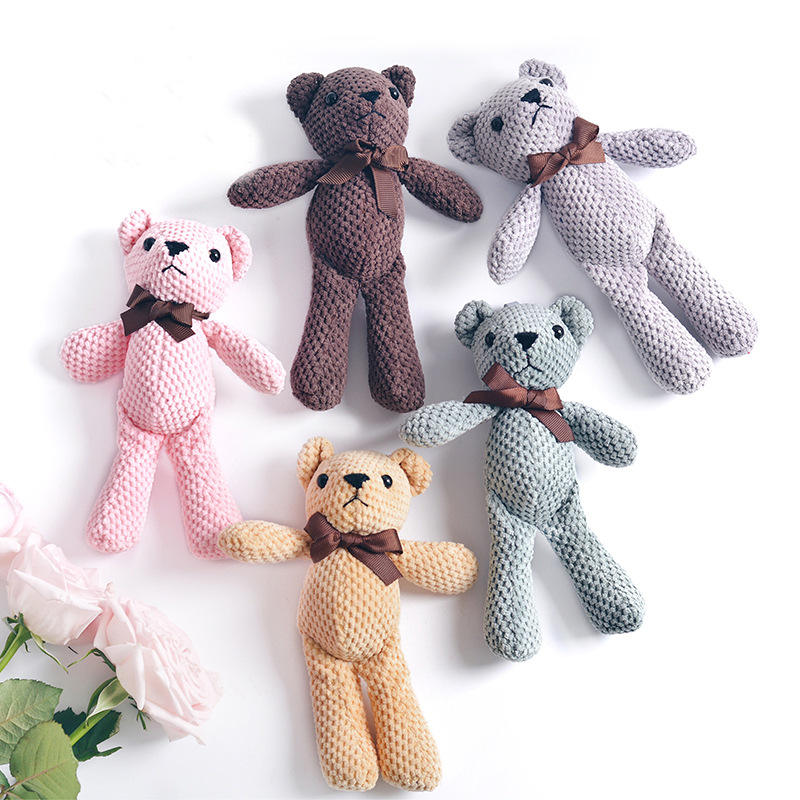 Adorable 18-20cm Mini Teddy Bear Keychain by Plushy Planet