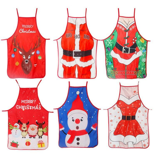 Santa Claus Christmas Apron: Festive, Fun, Gift-Worthy by Plushy Planet