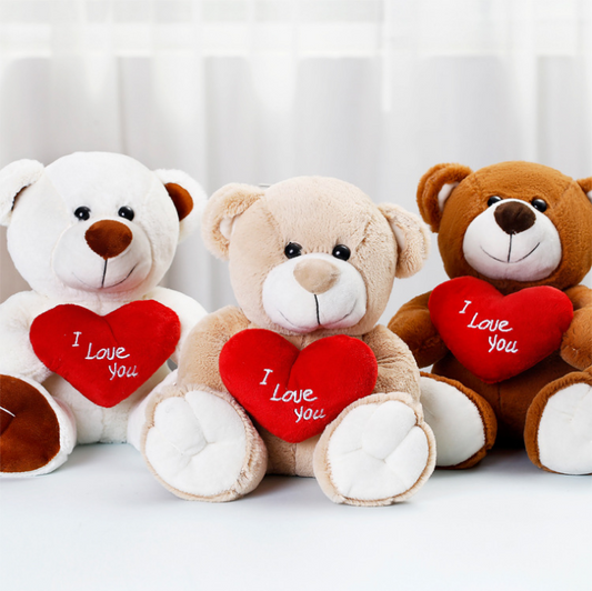 Valentine's Day Plush: Adorable Heart-shaped Teddy by Plushy Planet