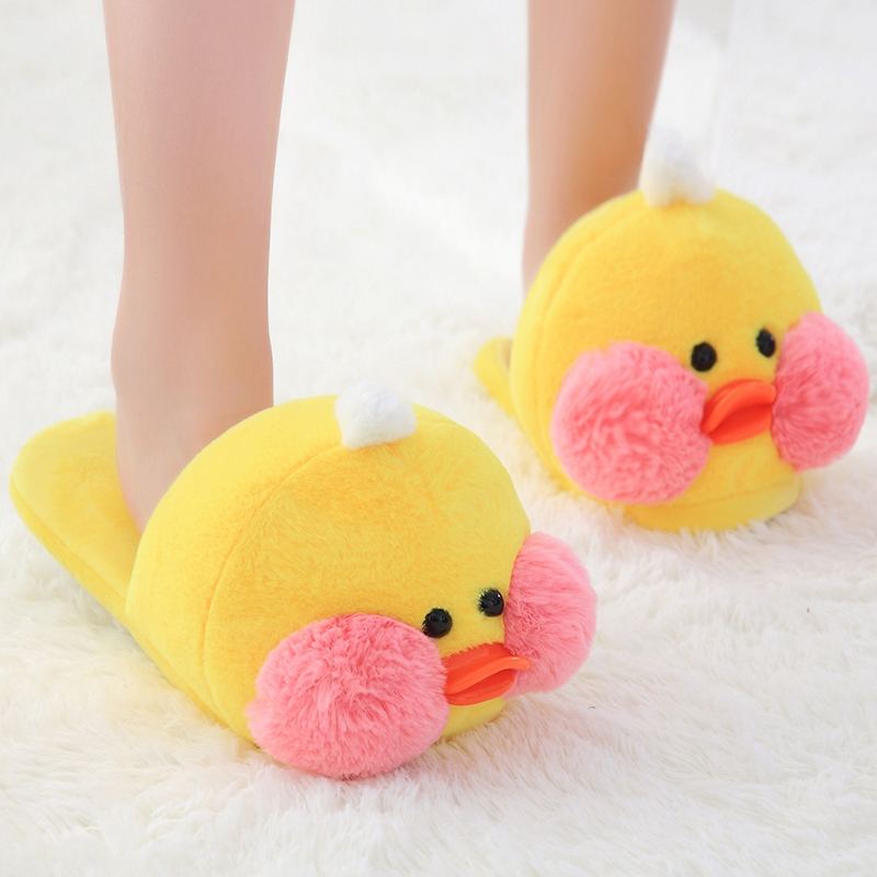 Naomi - Adorable Animal Shape Yellow Duck Slipper by Plushy Planet