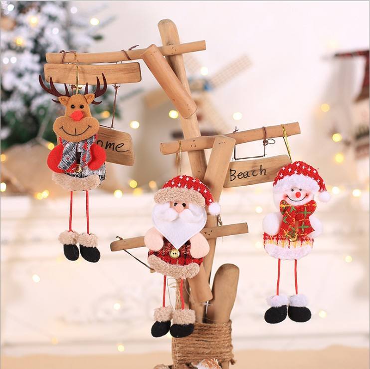 Christmas Tree Doll Decorations - Festive Small Gifts by Plushy Planet