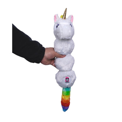 Colorful Unicorn Magical Creature Squeaking Plush Dog Toy