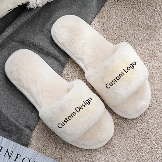 Cozy Fluffy Animal Print Indoor Slippers by Plushy Planet