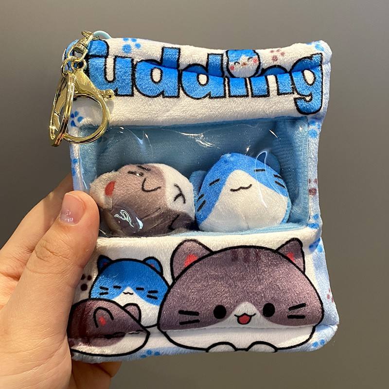 Kawaii Snack Pillow Keychain: Cute Japanese Dolls by Plushy Planet