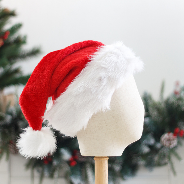 Velvet Unisex Mini Christmas Decor Hat by Plushy Planet