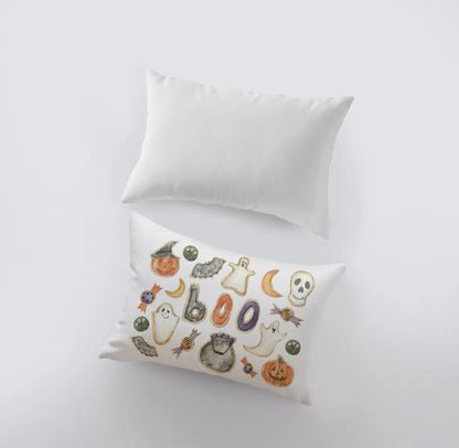 Halloween Cookies Throw Pillow