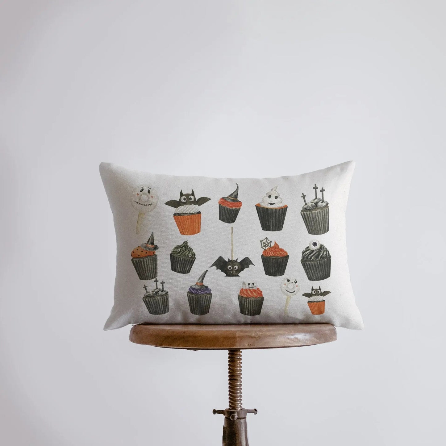 Halloween Cupcake Throw Pillow