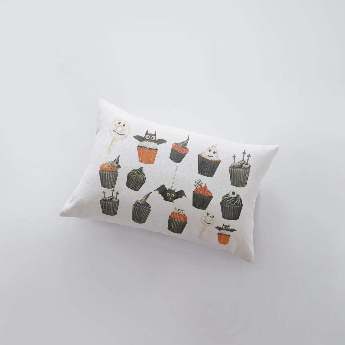 Halloween Cupcake Throw Pillow