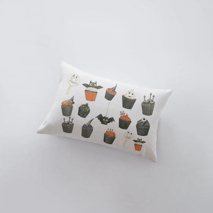 Halloween Cupcake Throw Pillow