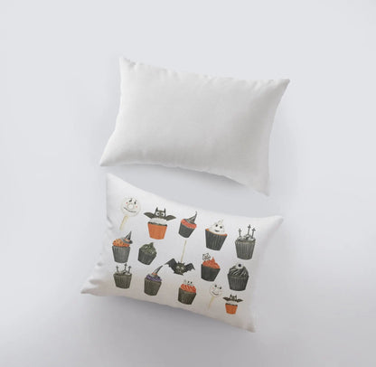 Halloween Cupcake Throw Pillow