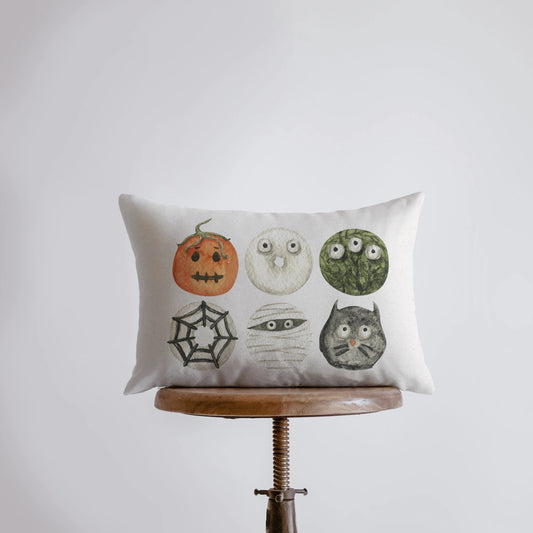 Halloween Donuts Throw Pillow