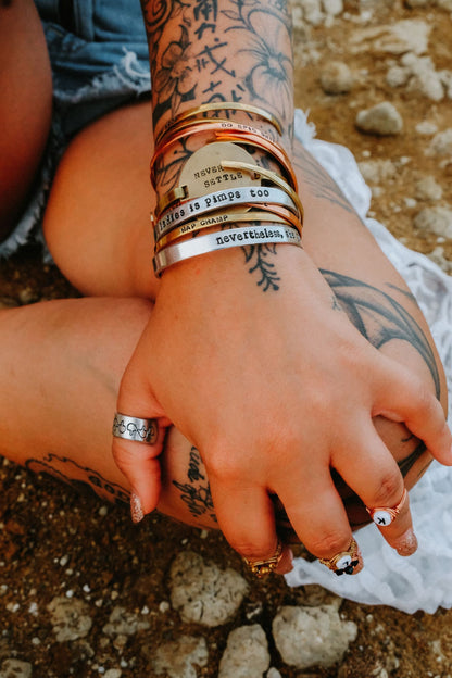 Hanukkah Middle Finger Ring by Salt and Sparkle