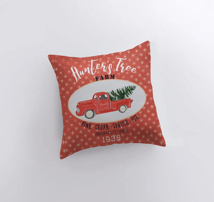 Harvest Tree Farm Throw Pillow