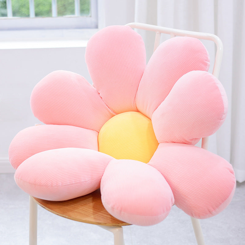 Floral Sofa Floor Pillow Cushion by Plushy Planet