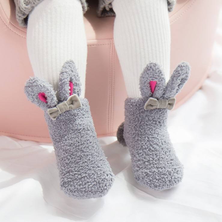 Warm, Soft Unisex Baby Socks by Plushy Planet