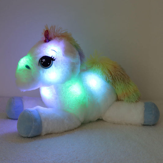 40cm Stuffed Unicorn Toy Shines by Plushy Planet