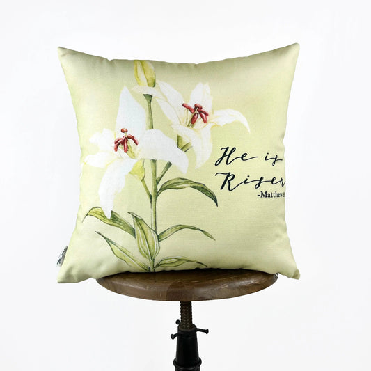 He Is Risen Throw Pillow