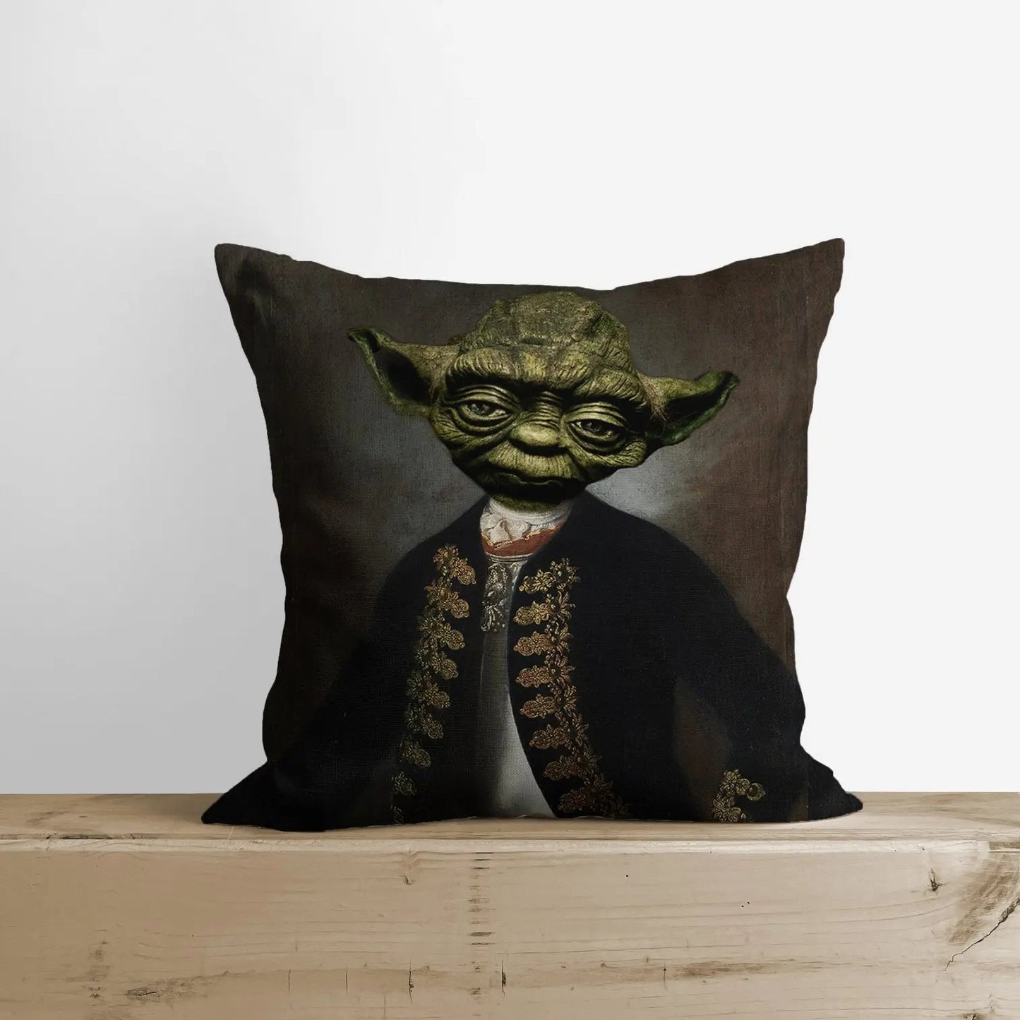 Yoda Throw Pillow