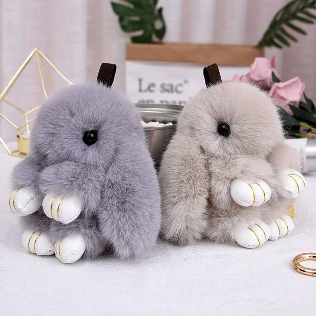 Soft, Plush Rabbit Keychain Accessories by Plushy Planet