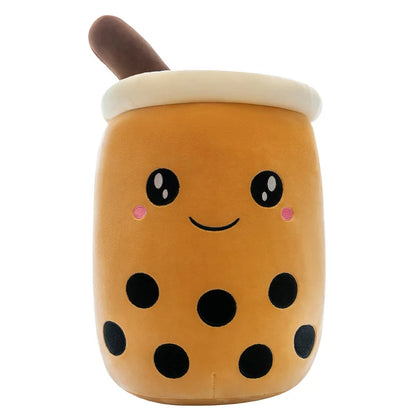 Bubble Boba Tea Cup Pillow: Plush, Stuffed, Popular by Plushy Planet