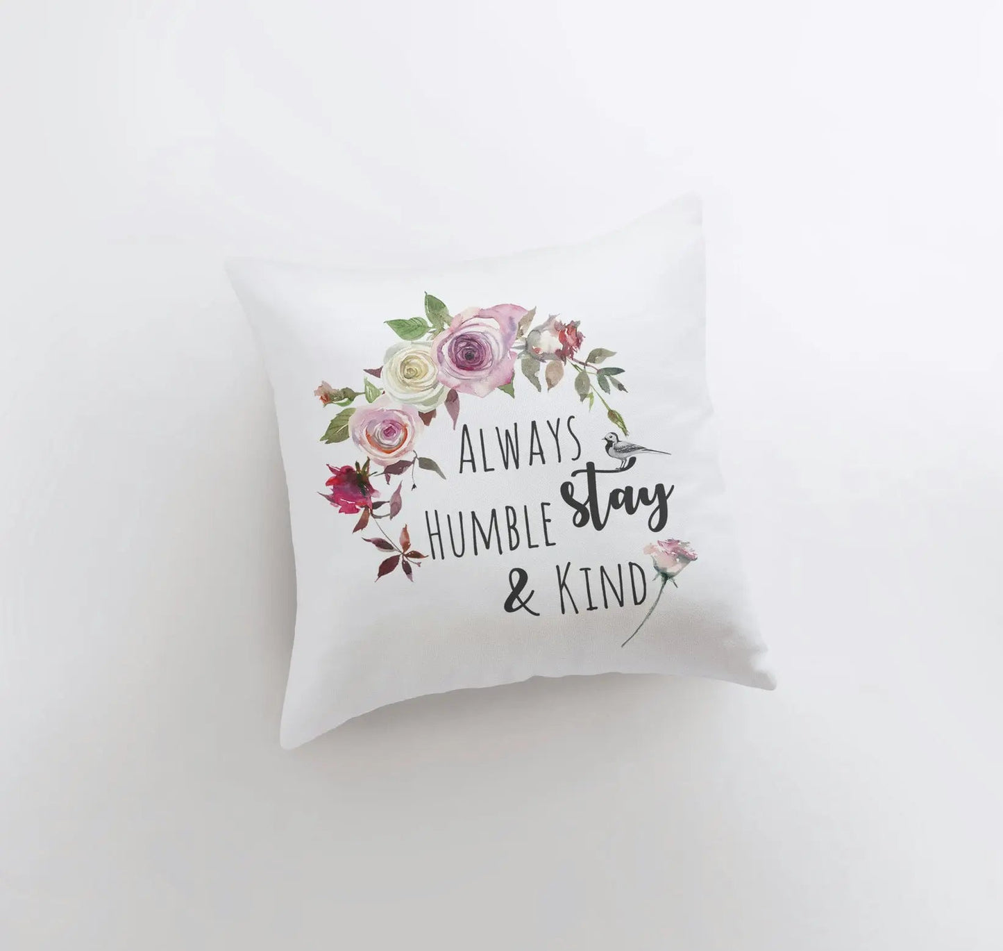 Humble and Kind Throw Pillow