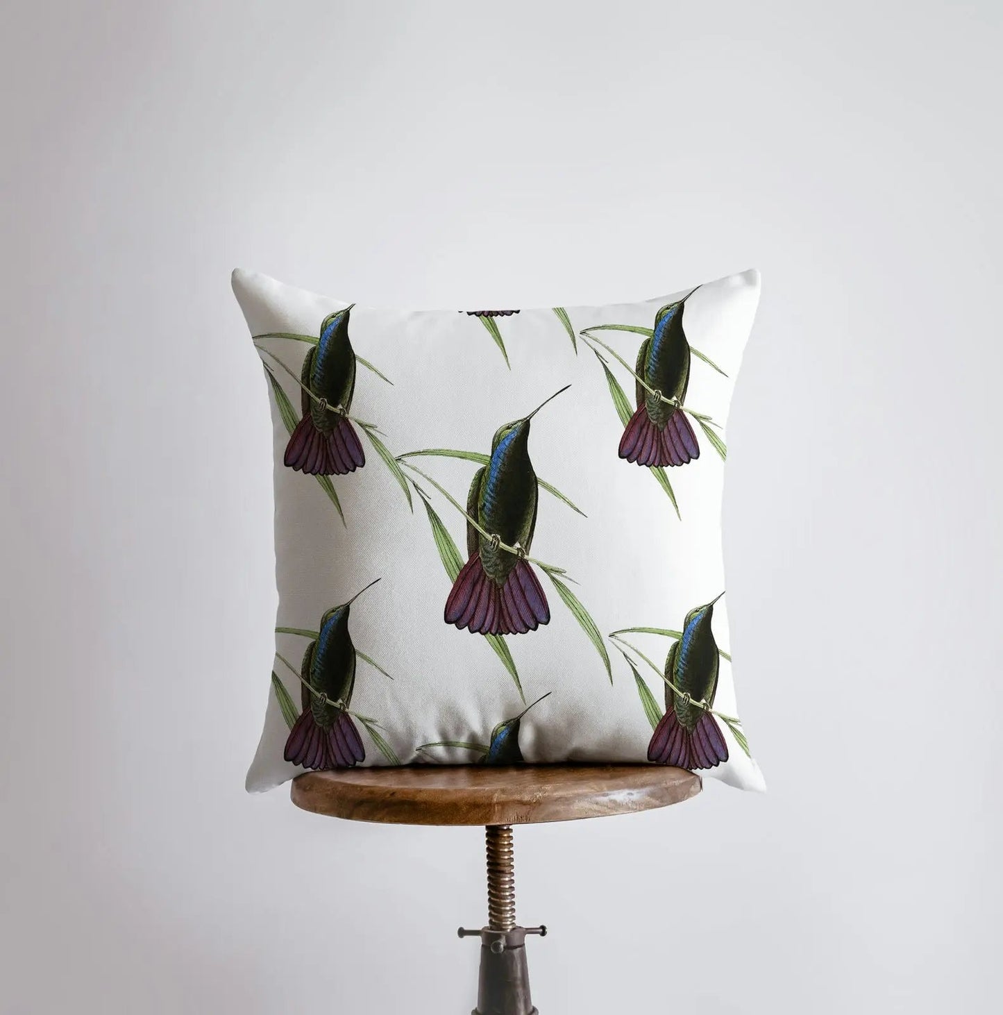 Humming Bird Throw Pillow