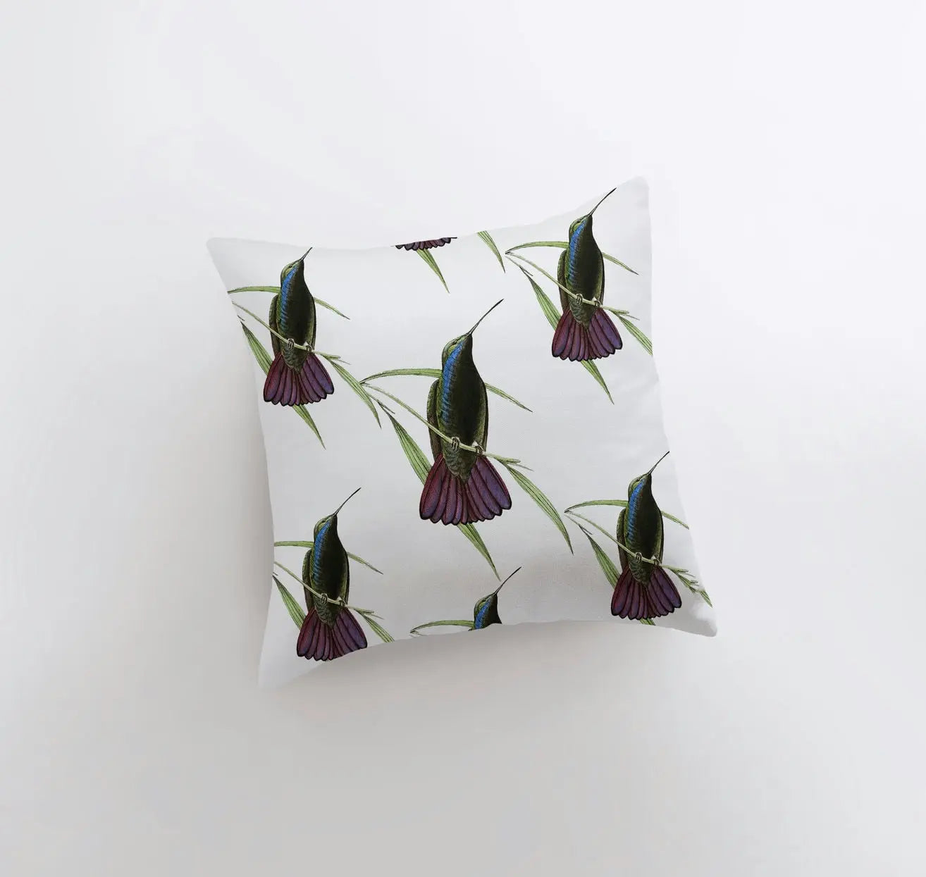 Humming Bird Throw Pillow