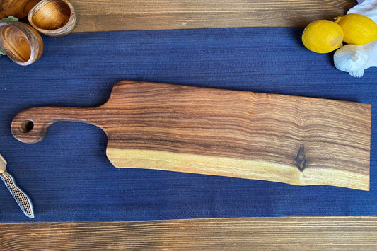 Long Live Edge Handled Bread Board