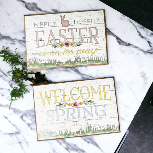 Floral Easter + Spring Signs