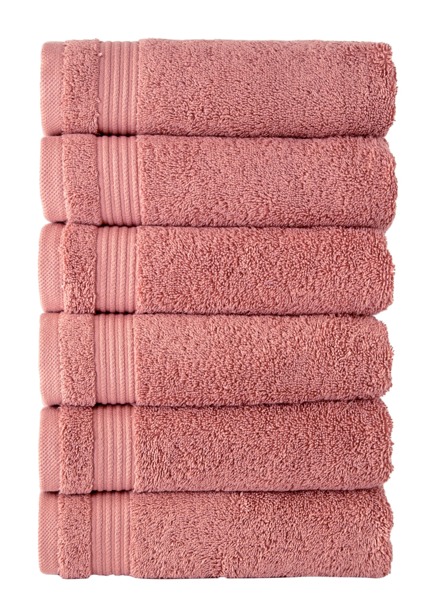 Amadeus Luxury Turkish Cotton Plush Hand Towels - 6 Pieces by Classic Turkish Towels