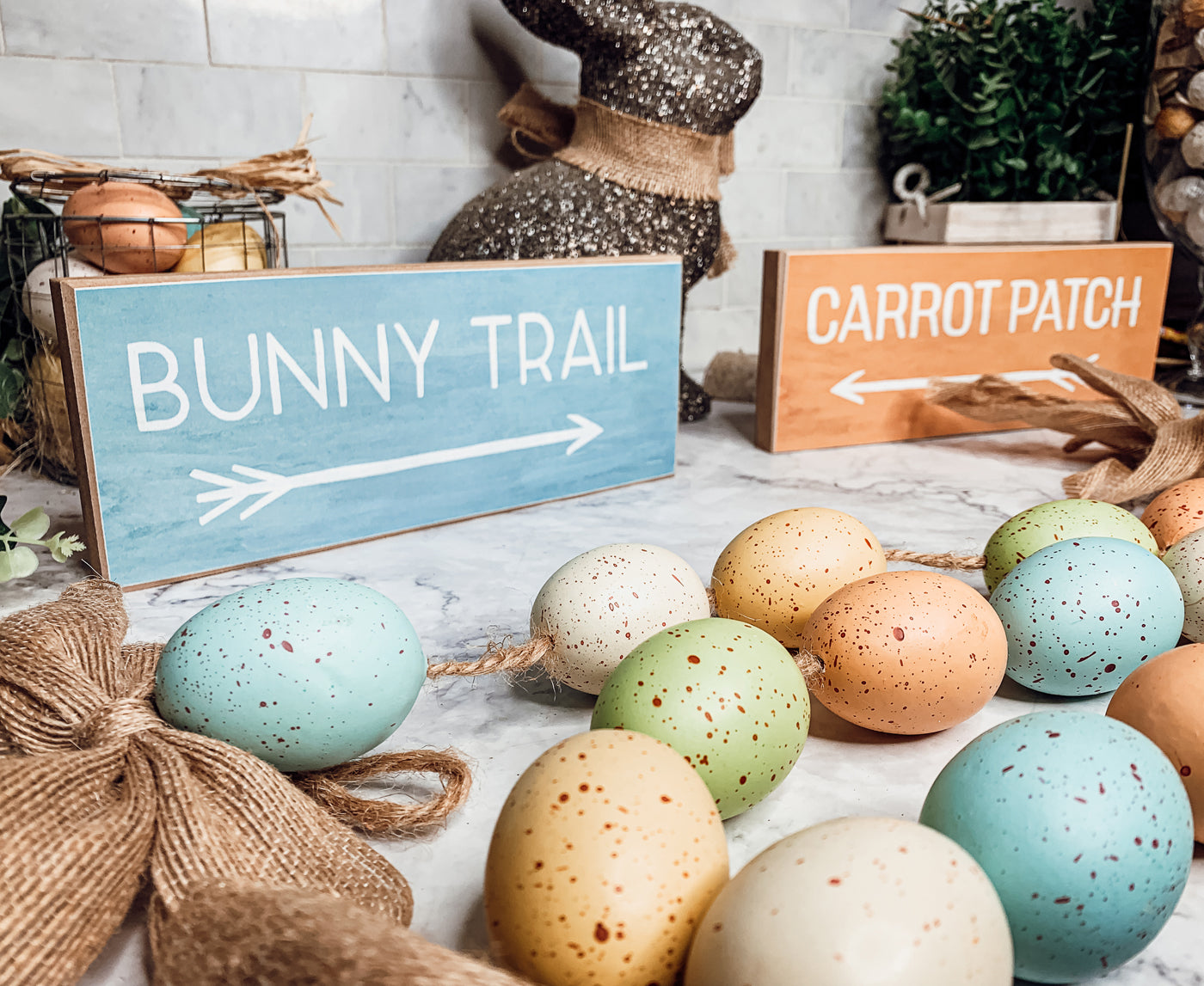 Bunny Trail or Carrot Patch Signs