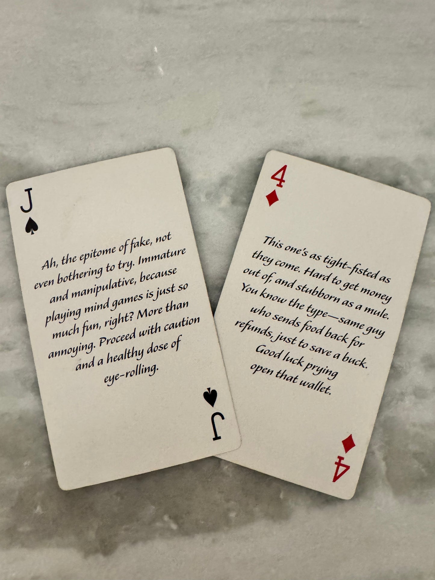 Savage Suits & Twisted Truths Cartomancy Deck Duo for Truth Seekers