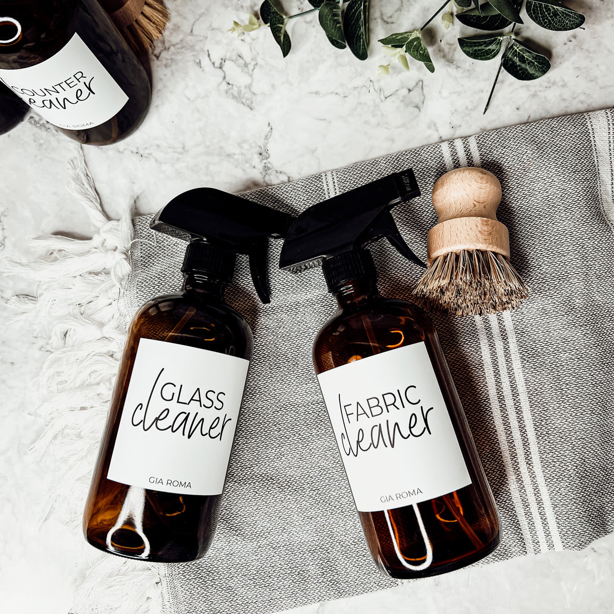 16oz Glass Cleaning Bottles by Gia Roma