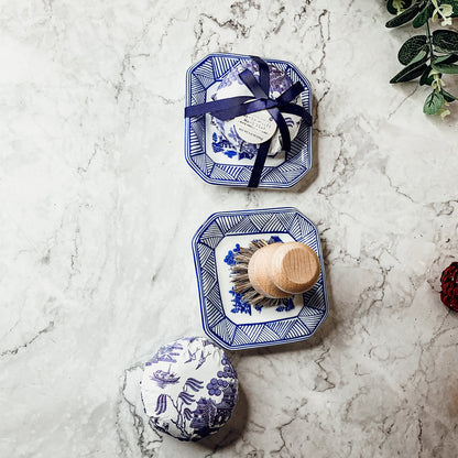 Chinoiserie Soap & Dish Set