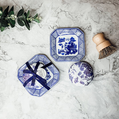 Chinoiserie Soap & Dish Set