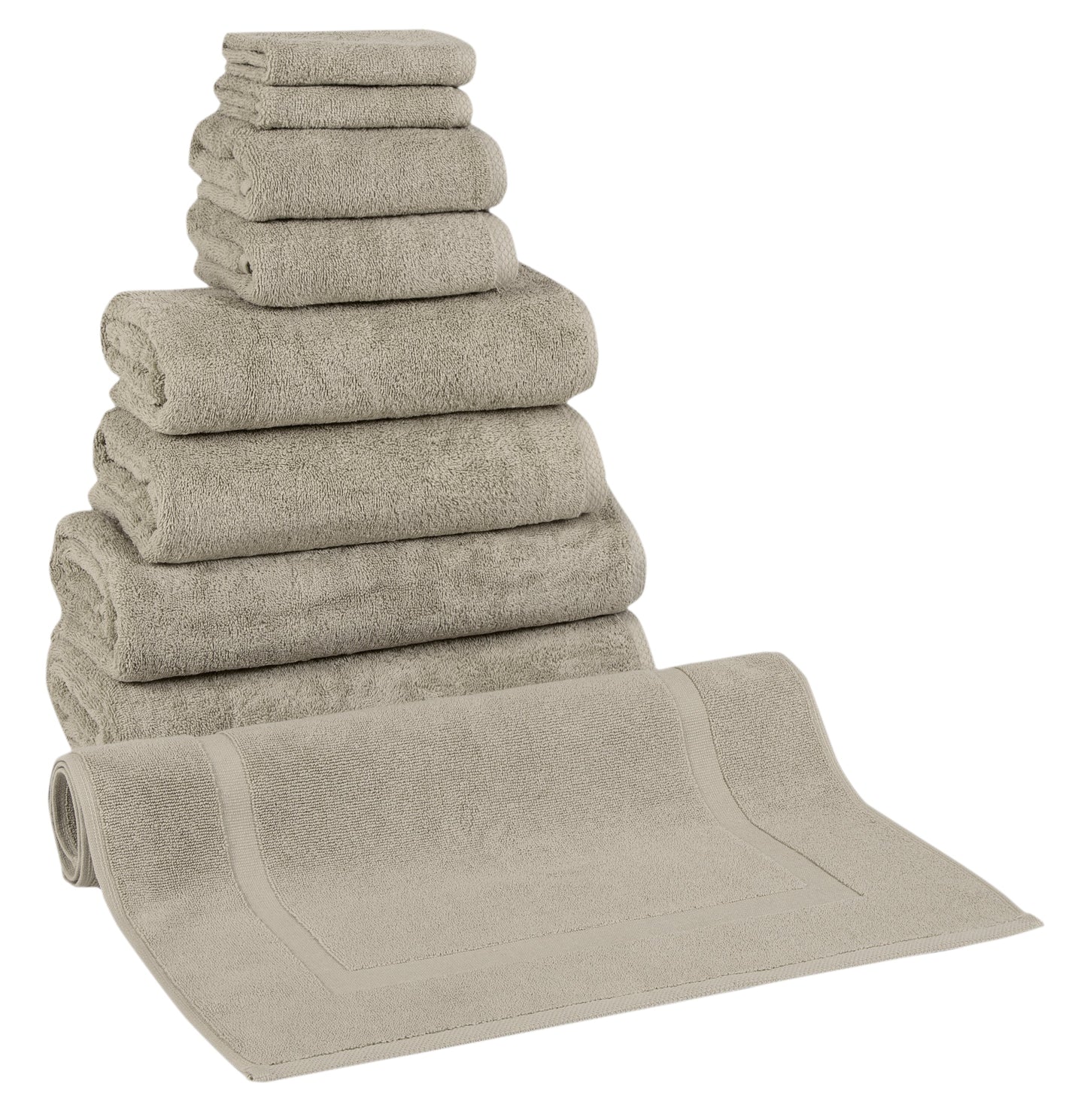 Hospitality Turkish Cotton Towel Set of 9 by Classic Turkish Towels