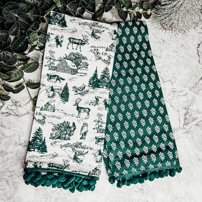 Christmas Forest Kitchen Towels