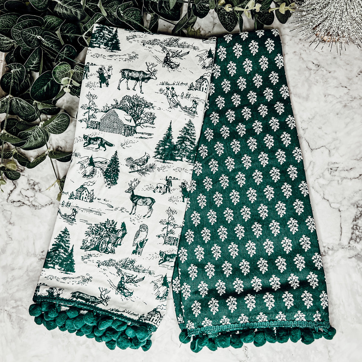 Christmas Forest Kitchen Towels