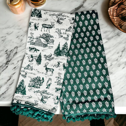 Christmas Forest Kitchen Towels