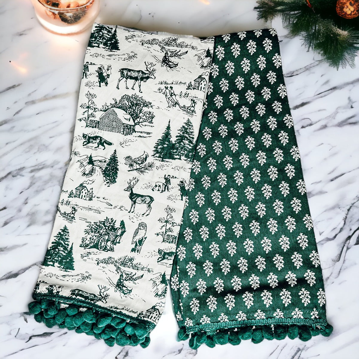 Christmas Forest Kitchen Towels