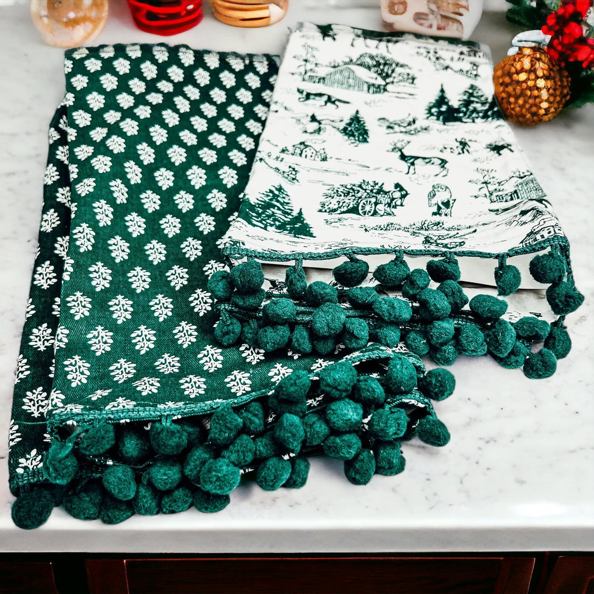 Christmas Forest Kitchen Towels