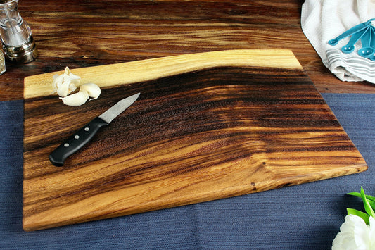 Large Live Edge Square End Board