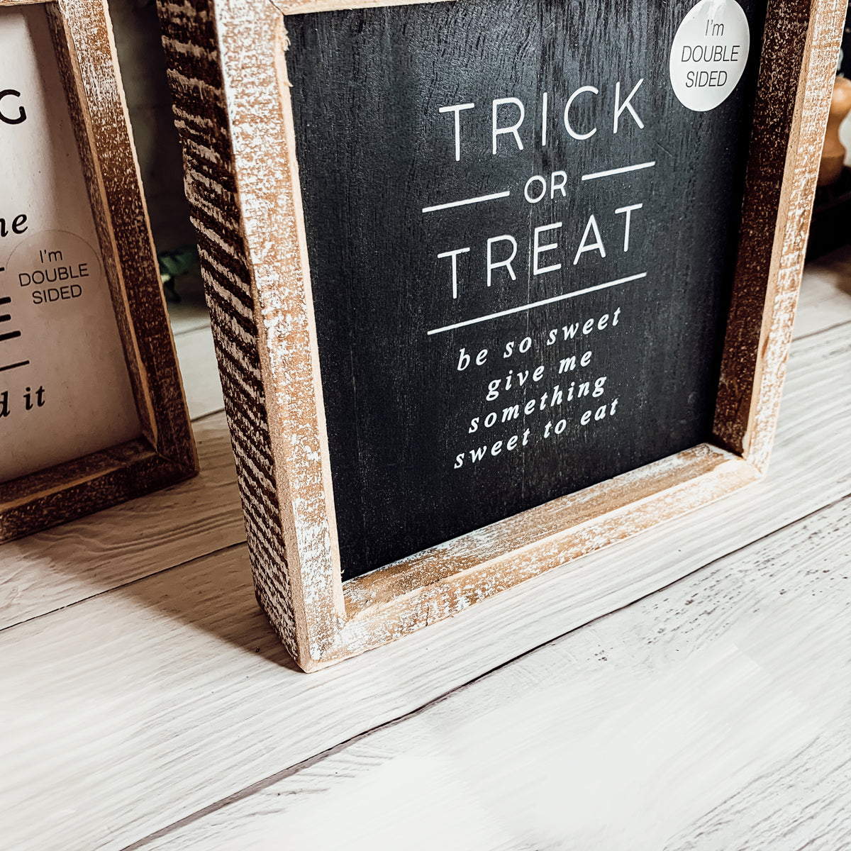 Trick + Thanksgiving Double-Sided Sign