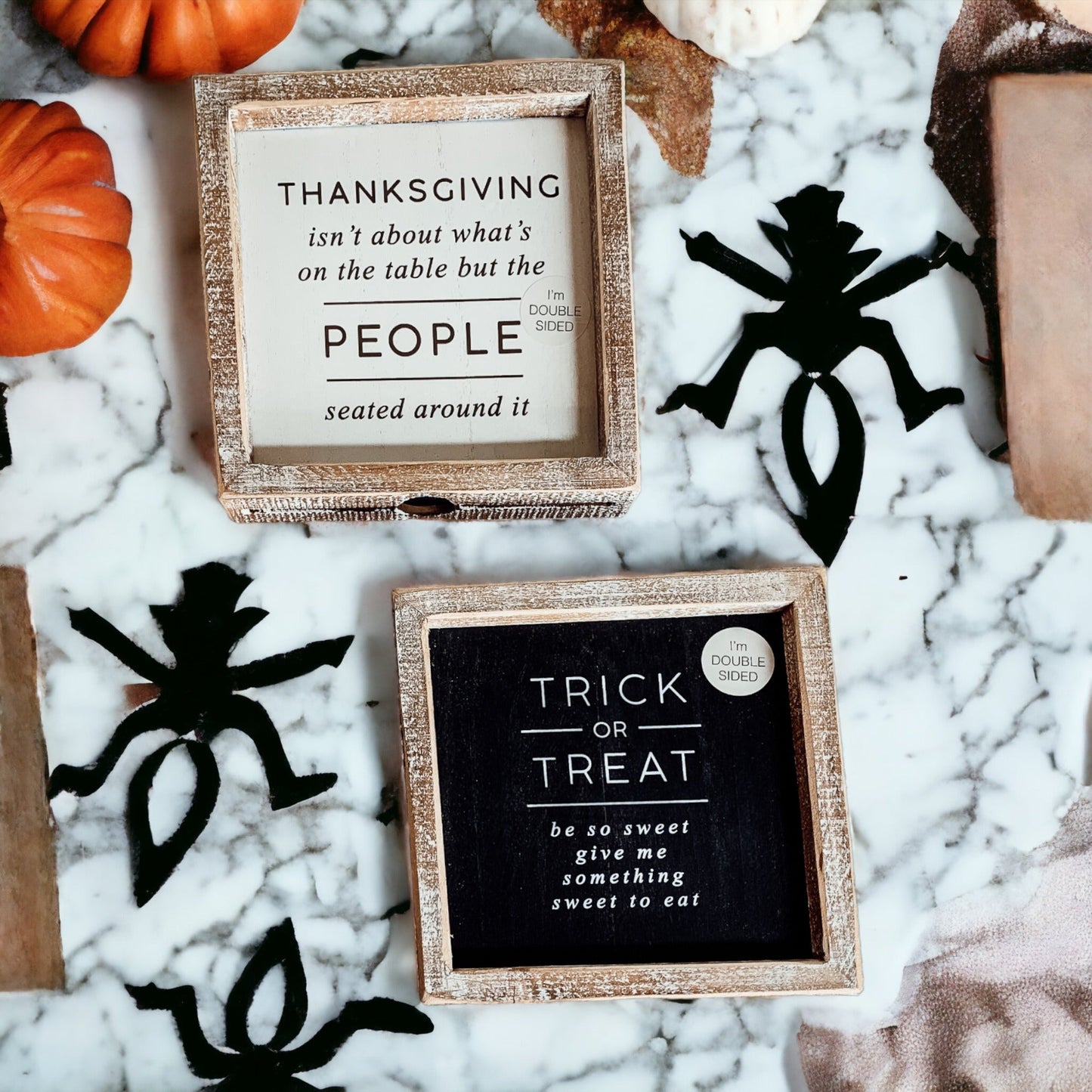 Trick + Thanksgiving Double-Sided Sign