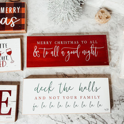Deck The Halls Sign