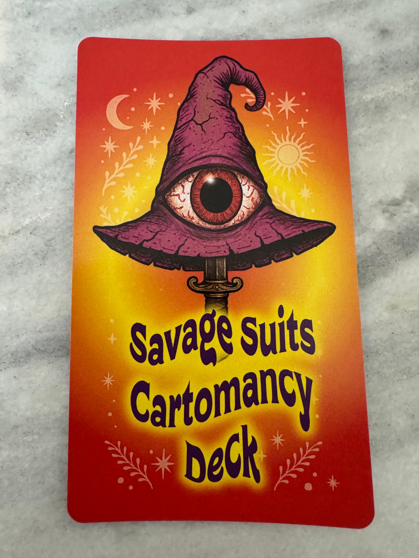 Savage Suits Cartomancy Deck Cards for Truth Seekers