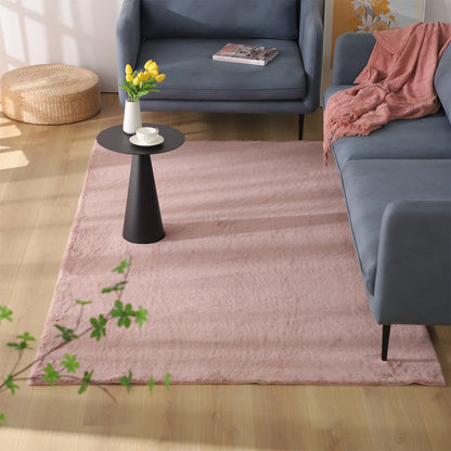 Kasentex Spring Fluffy Elegant Faux Fur Area Rugs, Ultra Soft, Room Decor, Graduation Gifts, Fathers Day Gift, Mom Gift, Easter Gift