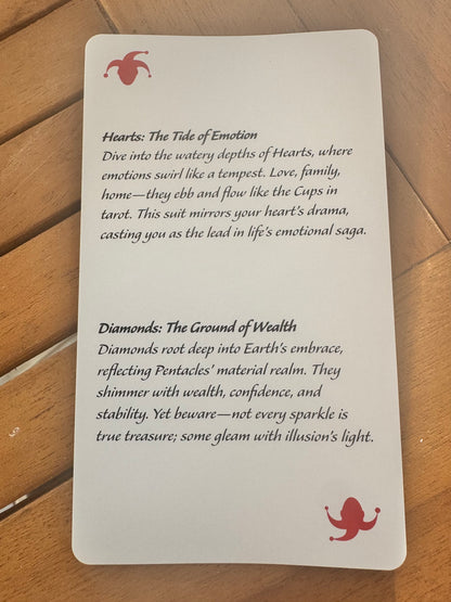 Savage Suits Cartomancy Deck Cards for Truth Seekers