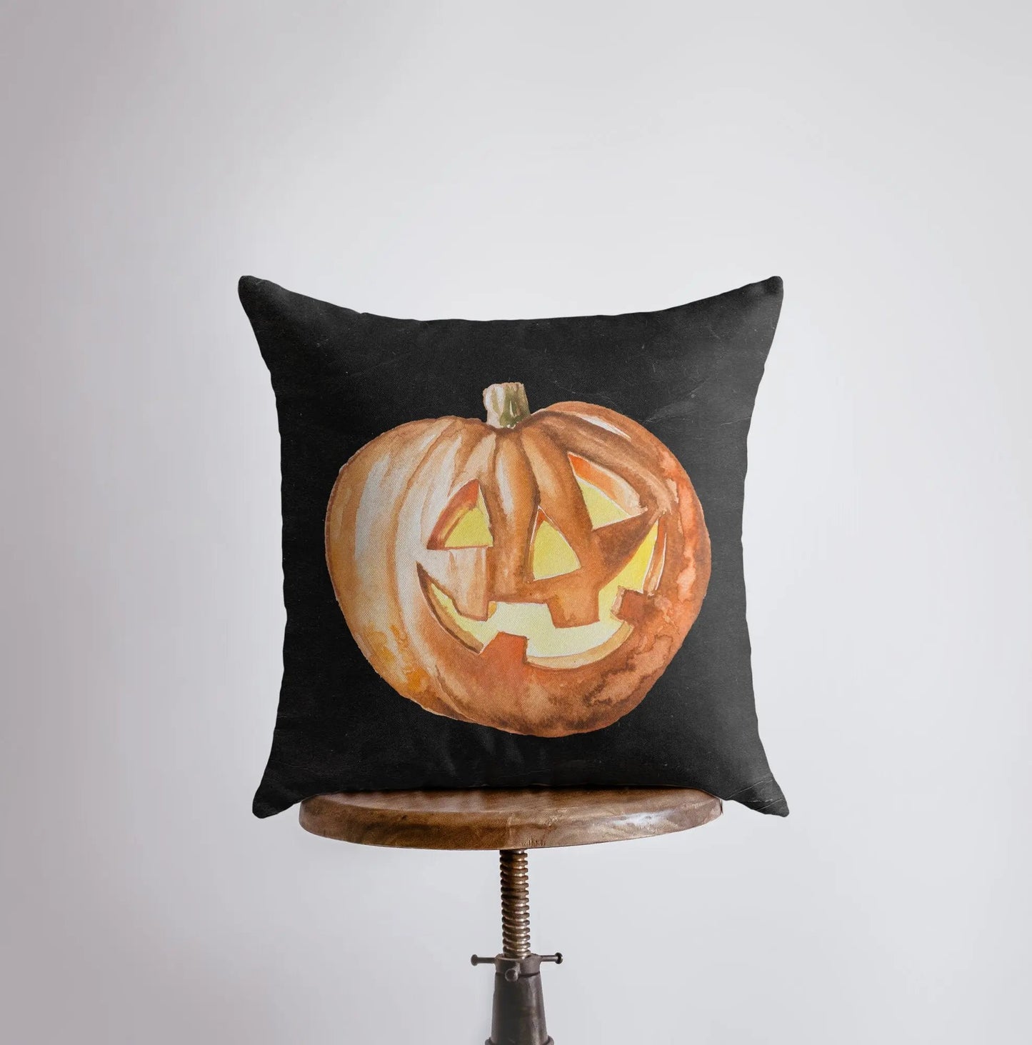 Jack O Lantern Throw Pillow