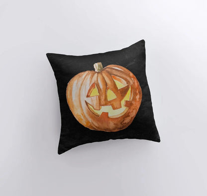 Jack O Lantern Throw Pillow